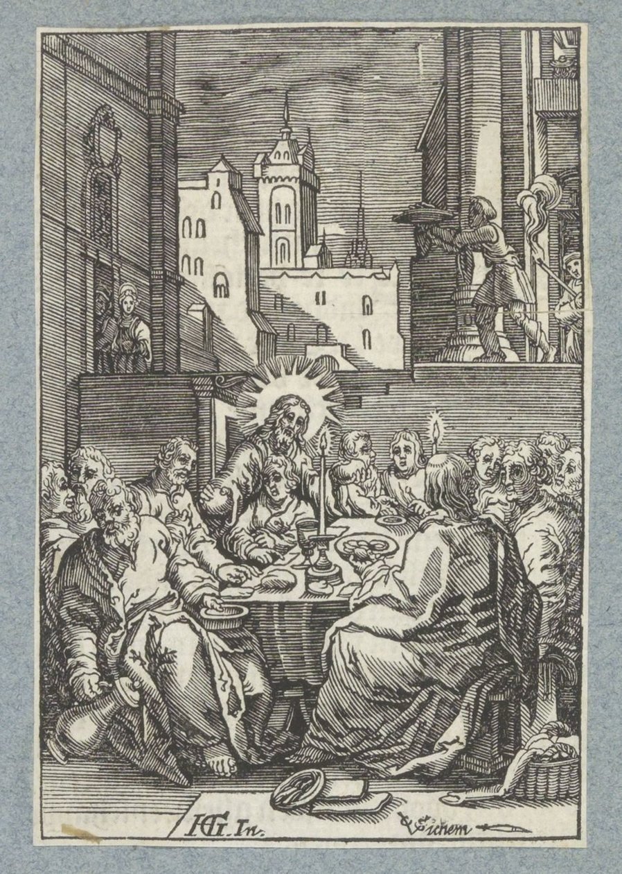 Poslední večeře od Christoffel van Sichem (II)