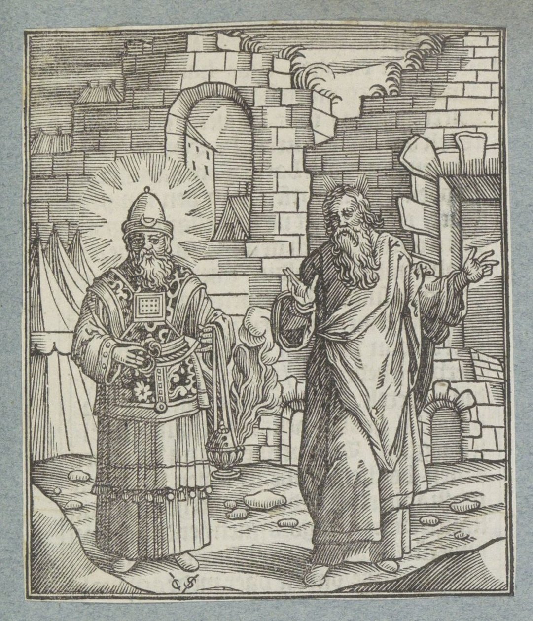 Kněžský oděv od Christoffel van Sichem (II)