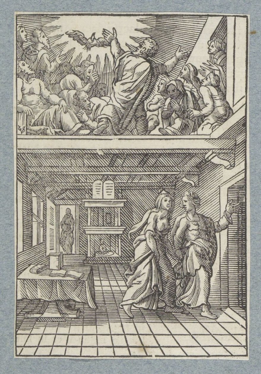 Vylití Ducha svatého od Christoffel van Sichem (II)