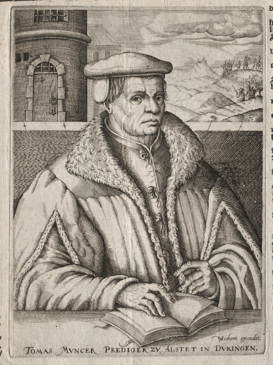 Portrét Thomase Munzera od Christoffel van Sichem