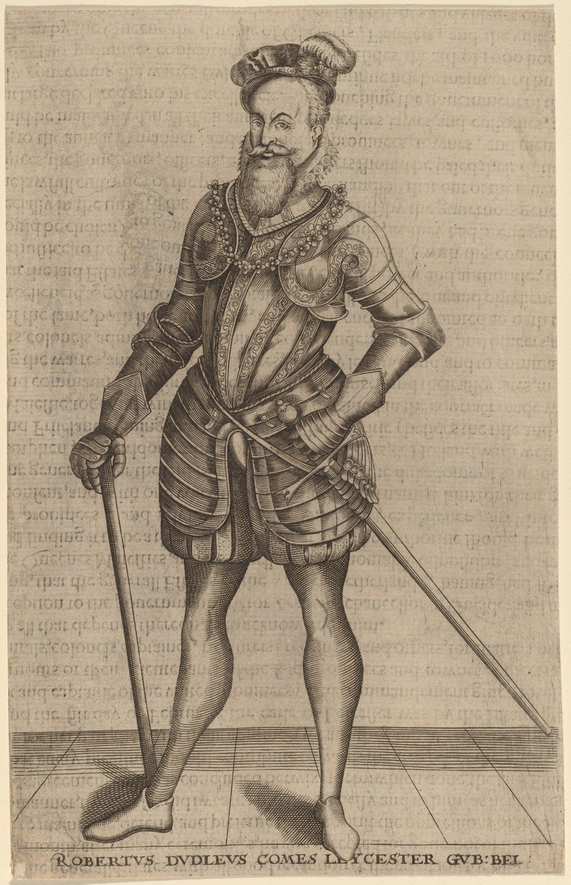 Robert Dudley, hrabě z Leicesteru od Christoffel van Sichem I