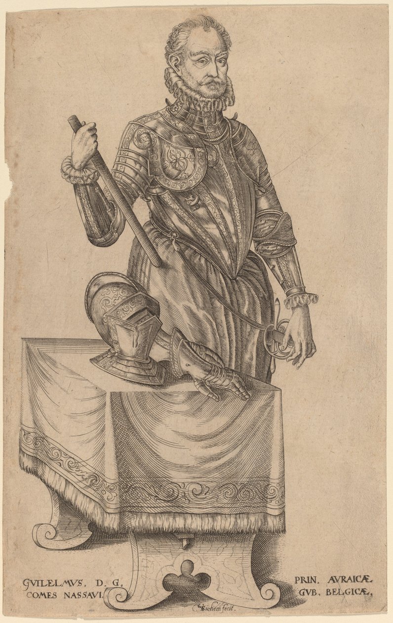 Vilém z Nassau, princ Oranžský od Christoffel van Sichem I