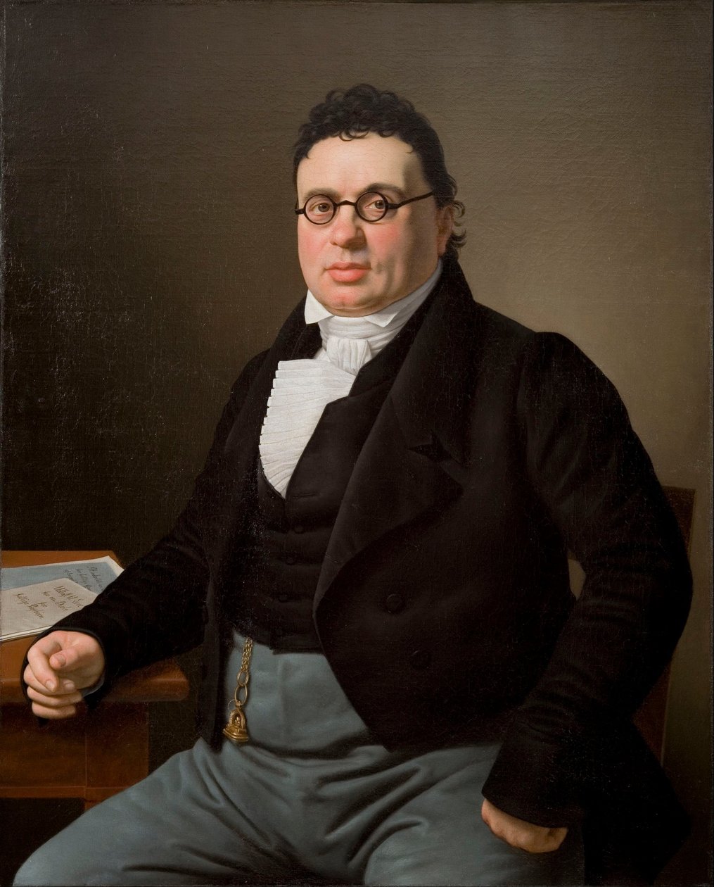 Portrét obchodníka Josepha Raphaela od Christoffer Wilhelm Eckersberg