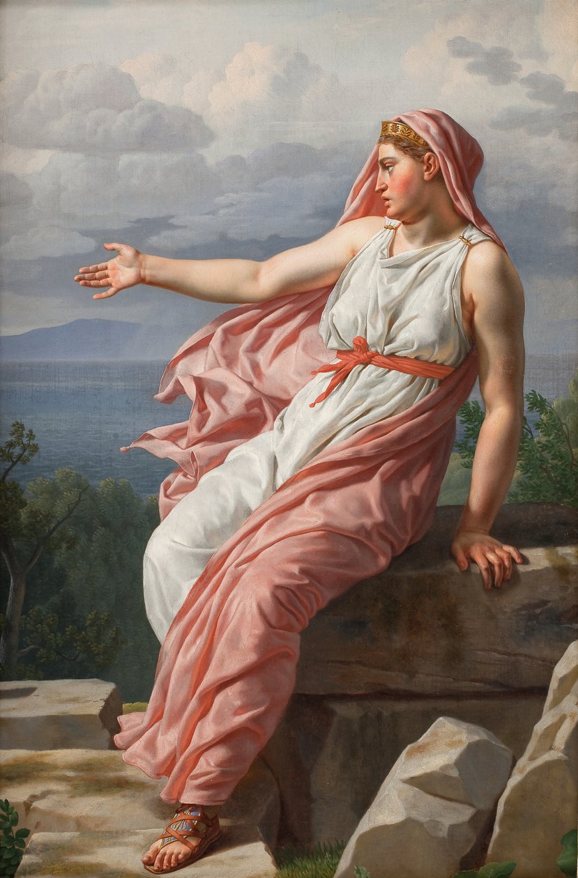 Alcyonino loučení s manželem. Z Ovidiových Metamorfóz, Píseň XI. od Christoffer Wilhelm Eckersberg