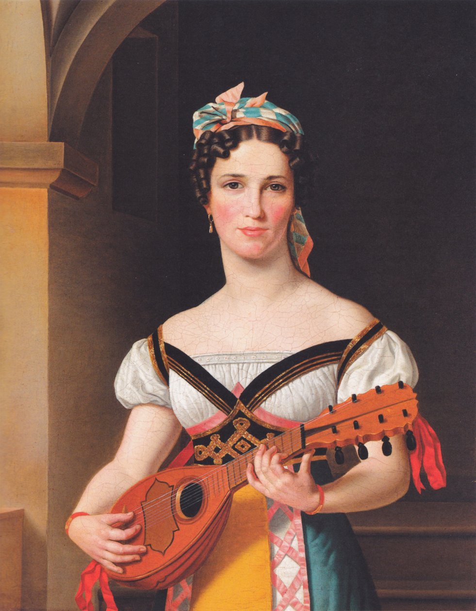 Dánština: Německá zpěvačka Emilie Pohlmann jako Preciosa Německá zpěvačka Emilie Pohlmann jako Preciosa. od Christoffer Wilhelm Eckersberg