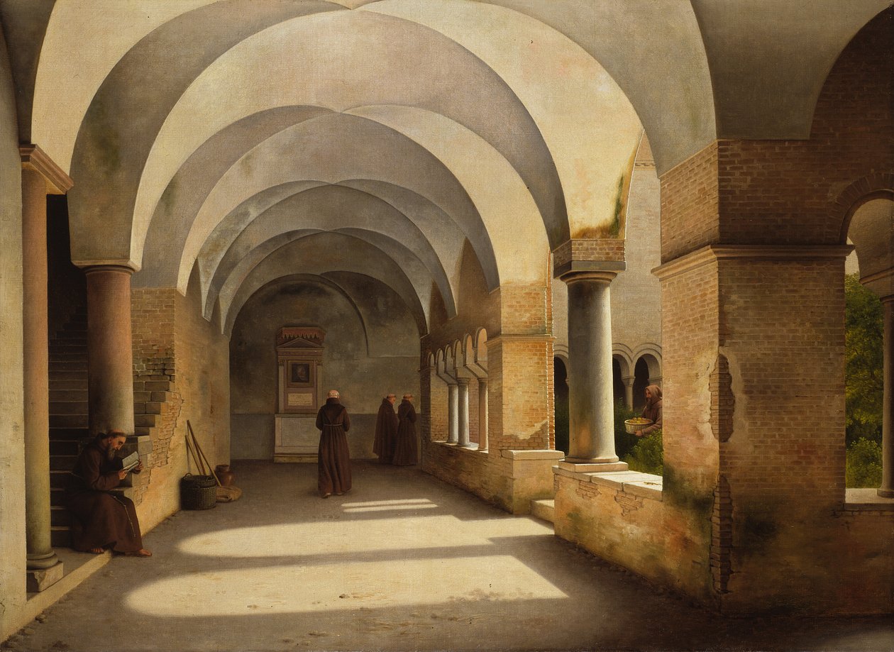 Kláštery, San Lorenzo za hradbami od Christoffer Wilhelm Eckersberg