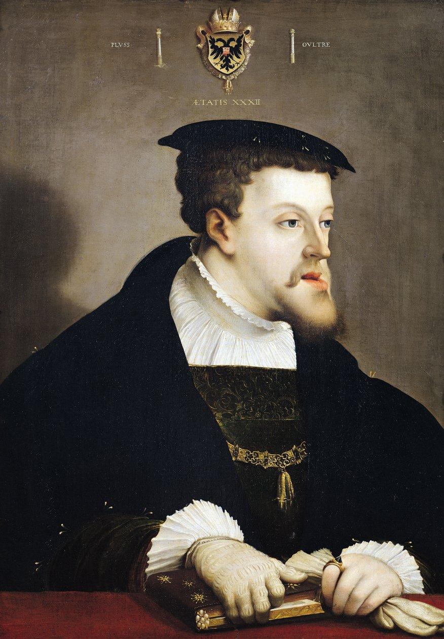 Karel V. (1500-58) císař Svaté říše římské od Christoph Amberger