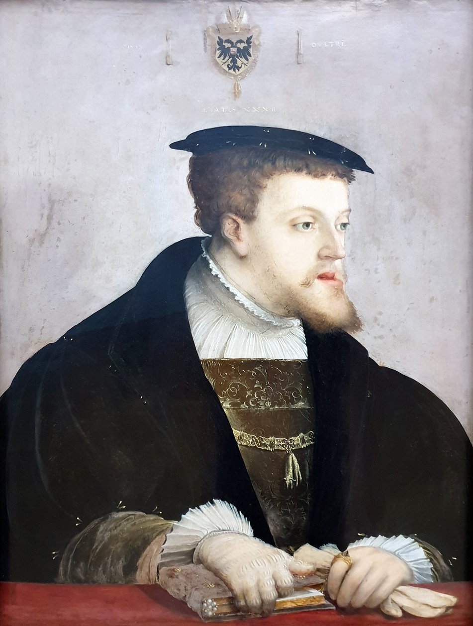 Německy: Kaiser Karl V. (1500-1558) Císař Karl V. od Christoph Amberger