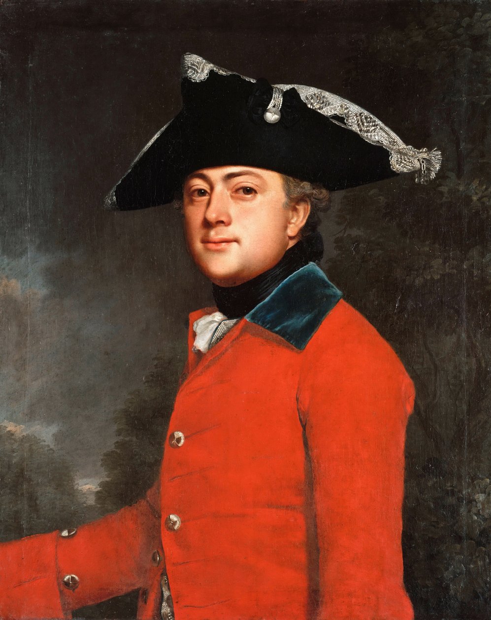 Německy: Brigádní major Georg Heinrich von Berenhorst (1733-1814) Brigádní major Georg Heinrich Beerhorst od Christoph Friedrich Reinhold Lisiewski