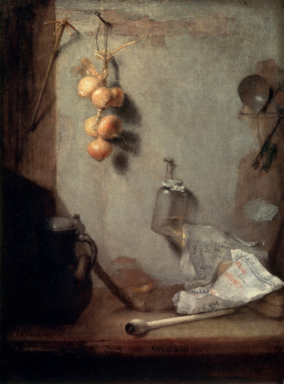 Zátiší, 1660 od Christoph Paudiss