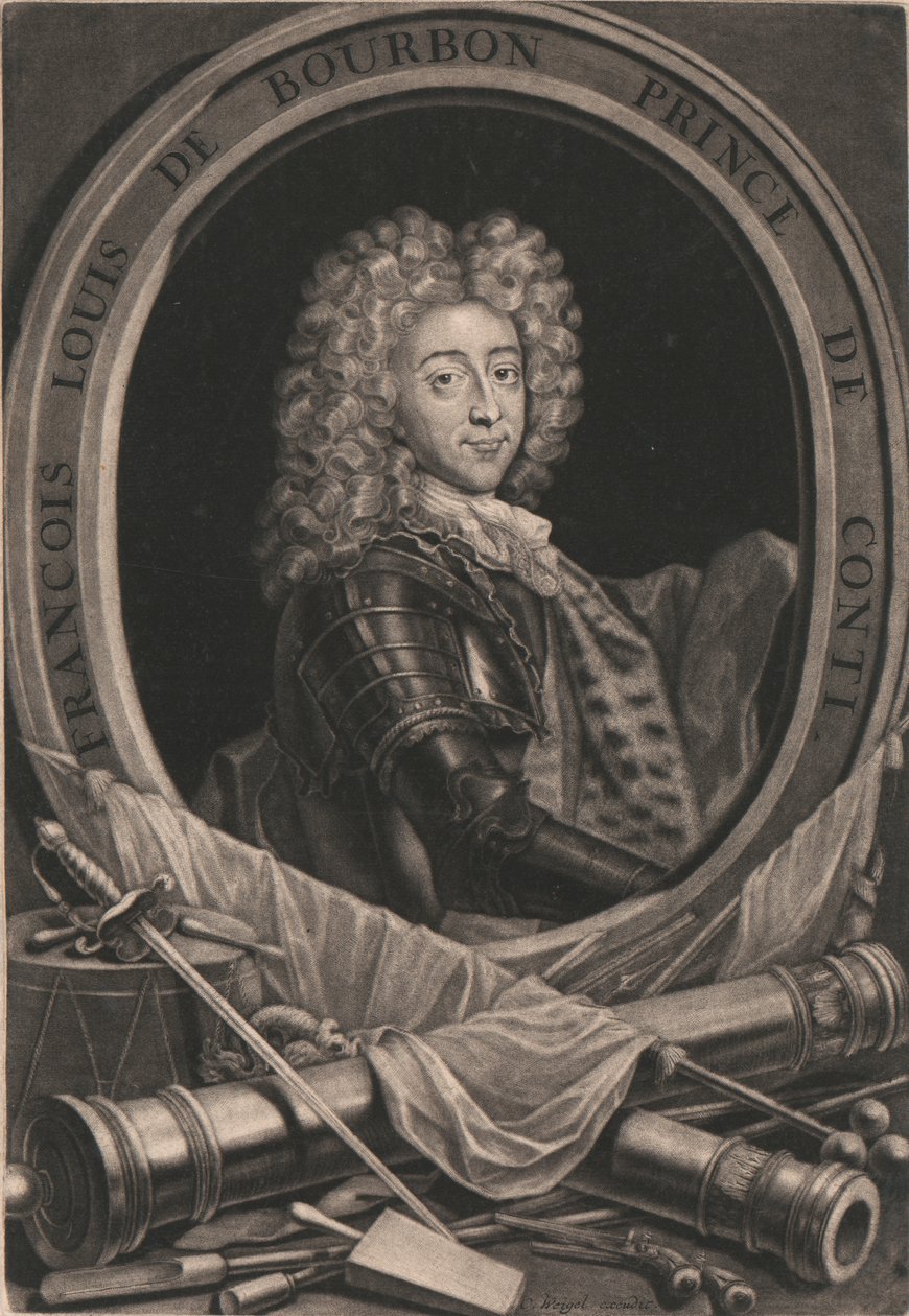 Francois Louis De Bourbon, princ z Conti od Christoph Weigel