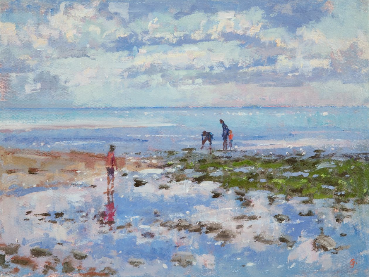 Low Tide Charmouth, 2012 od Christopher Glanville