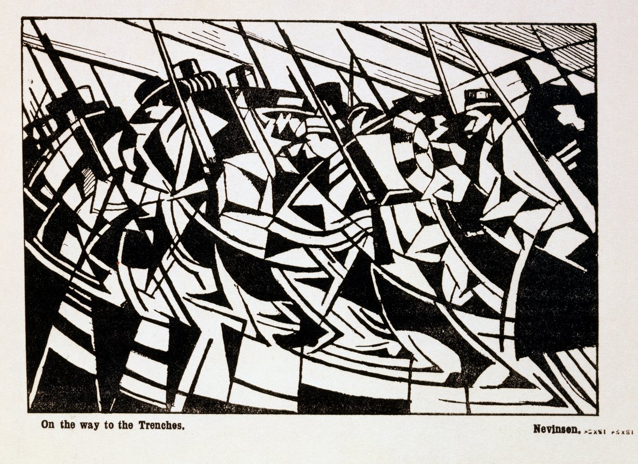 On the Way to the Trenches, ilustrace z časopisu 