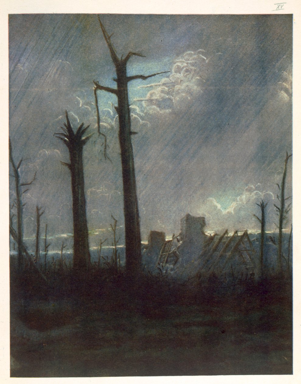Reclaimed Country, od britských umělců na frontě, pokračování západní fronty, 1918 od Christopher Richard Wynne Nevinson
