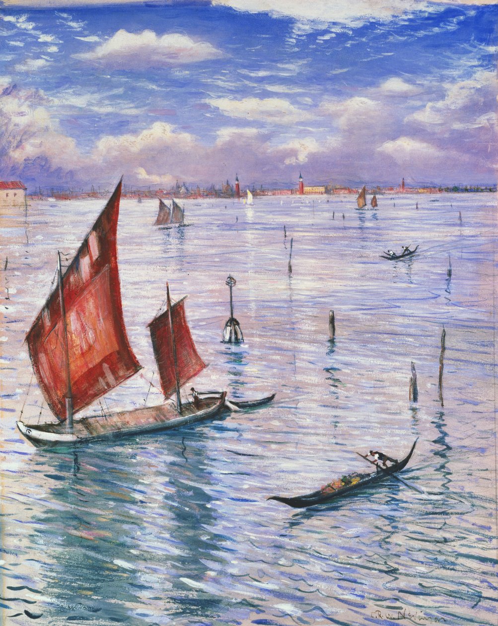 Benátky z Lida od Christopher Richard Wynne Nevinson