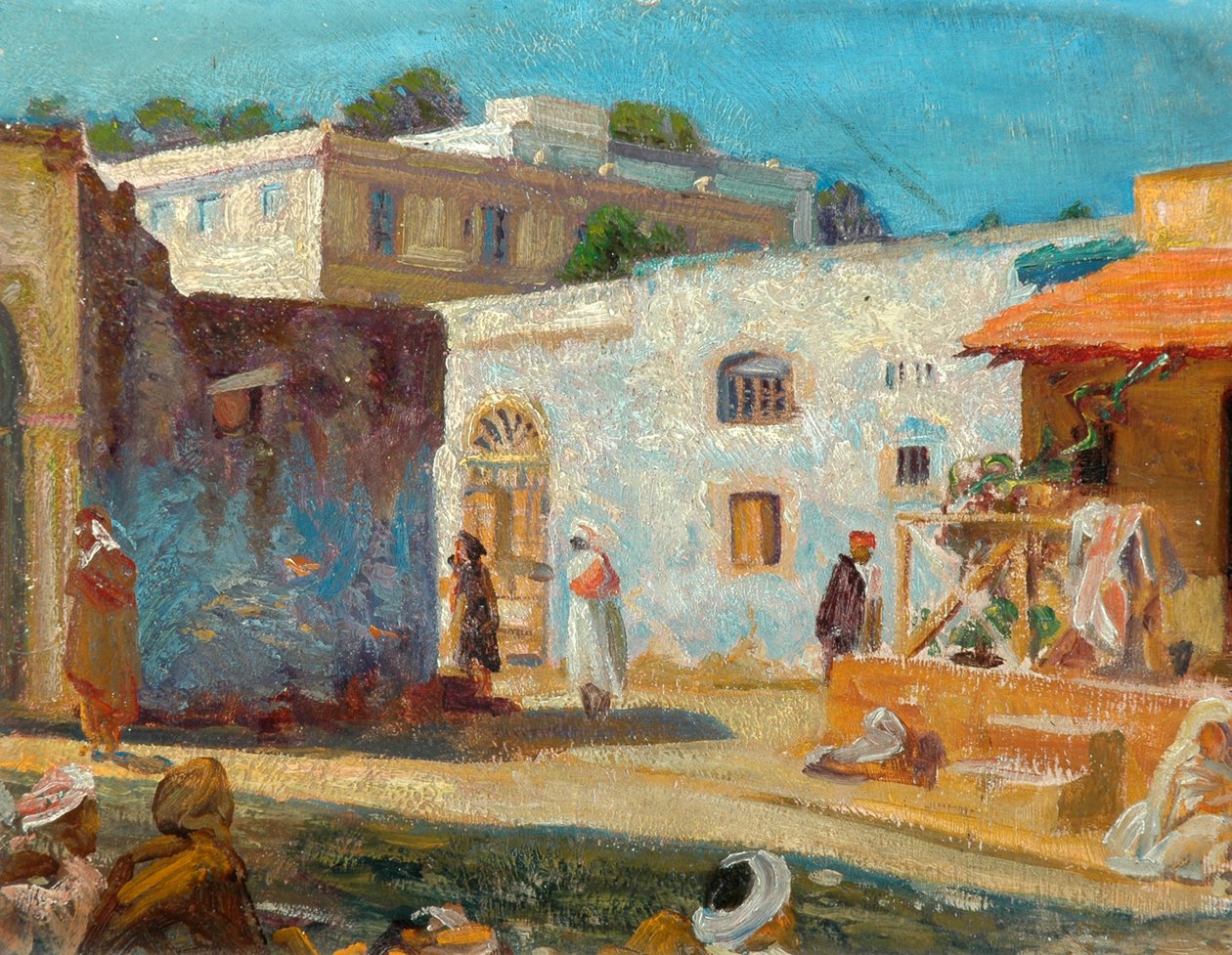 Pouliční scéna v Tangeru, 1914 od Christopher Williams
