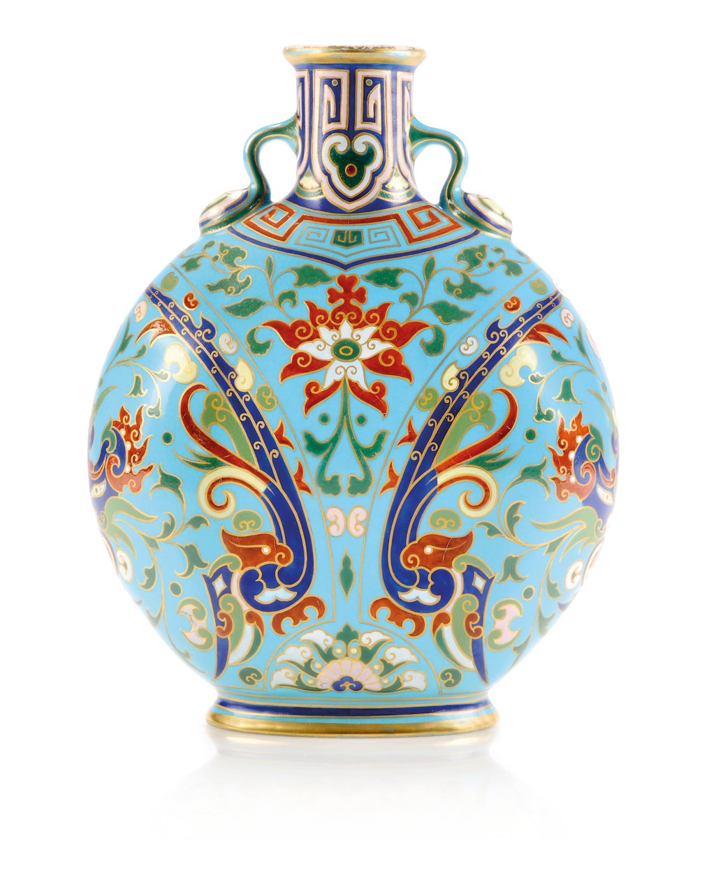 Váza Minton Cloisonne, 1867 od Christopher Dresser