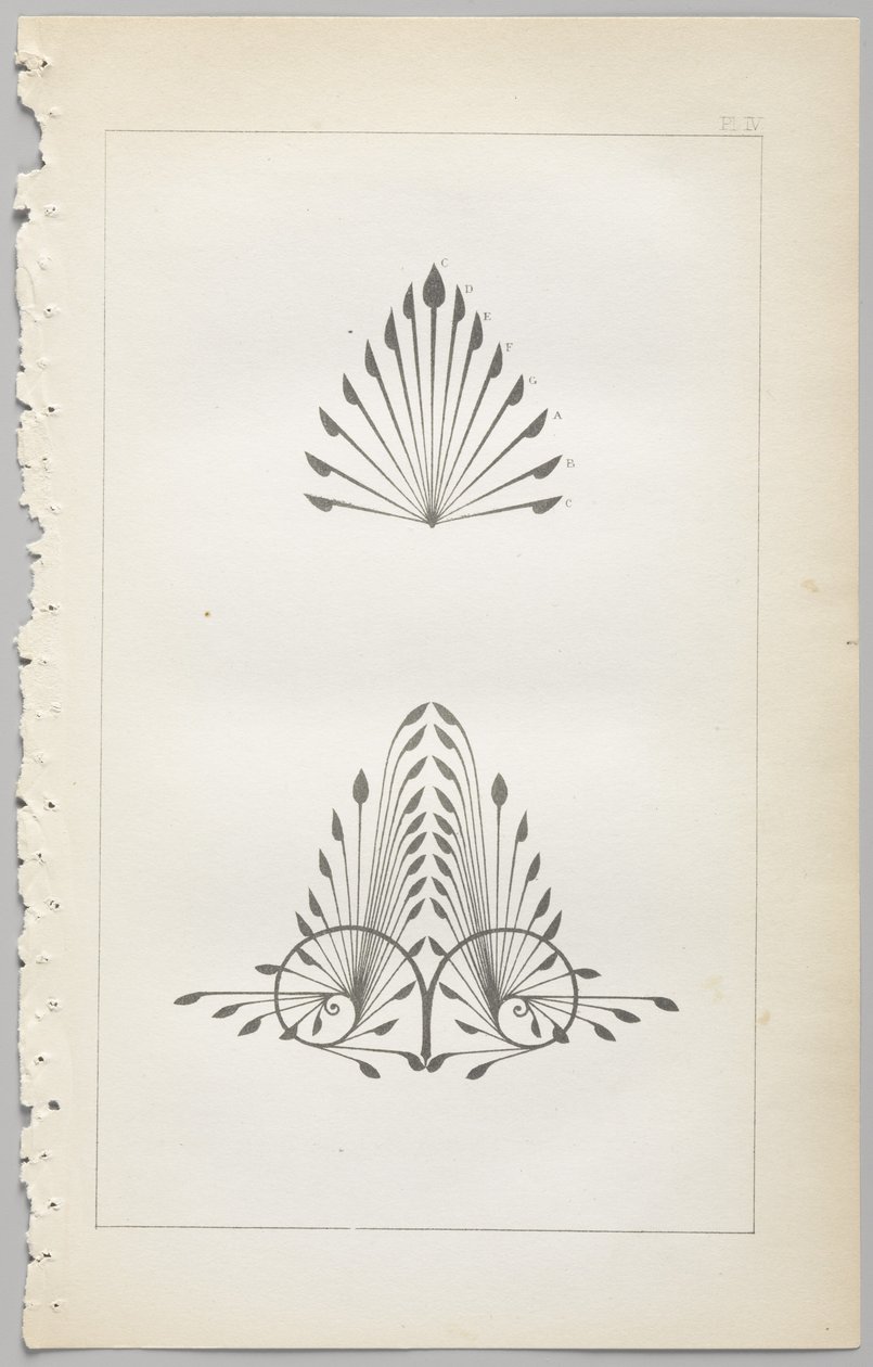 Umění dekorativního designu: s dodatkem uvádějícím hodiny dne, kdy se květiny otevírají, vydalo Day & Son, Londýn, 1862 od Christopher Dresser