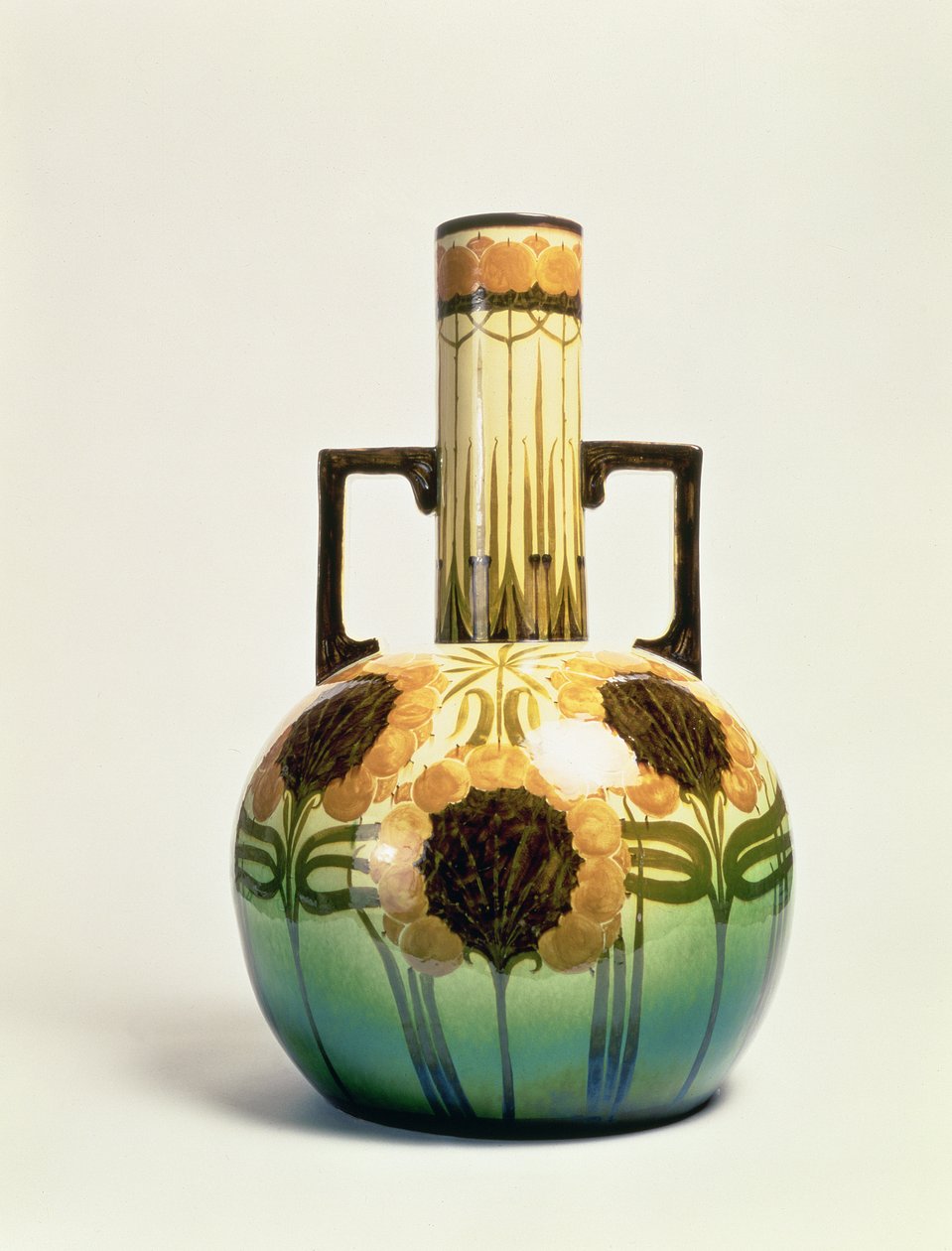 Váza, zdobená Clarissou Ault, kolem 1890 od Christopher Dresser