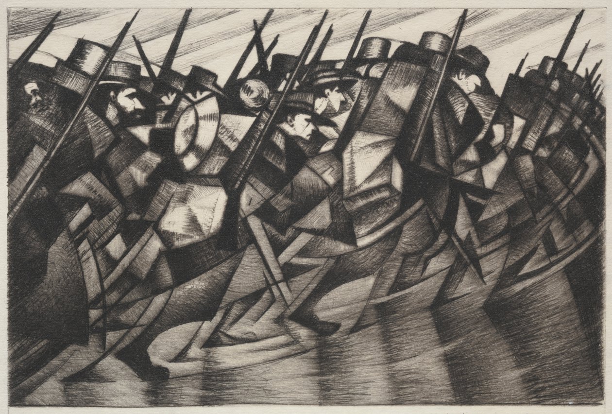 Návrat do zákopů od Christopher Richard Wynne Nevinson