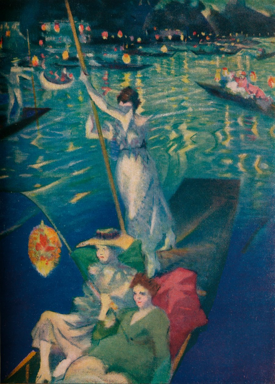 Regatta na Temži, c1919 od Christopher Richard Wynne Nevinson