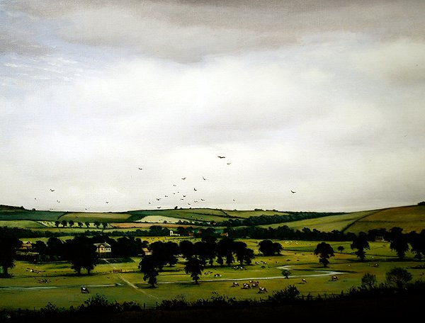 Anglická krajina od Christopher Richard Wynne Nevinson