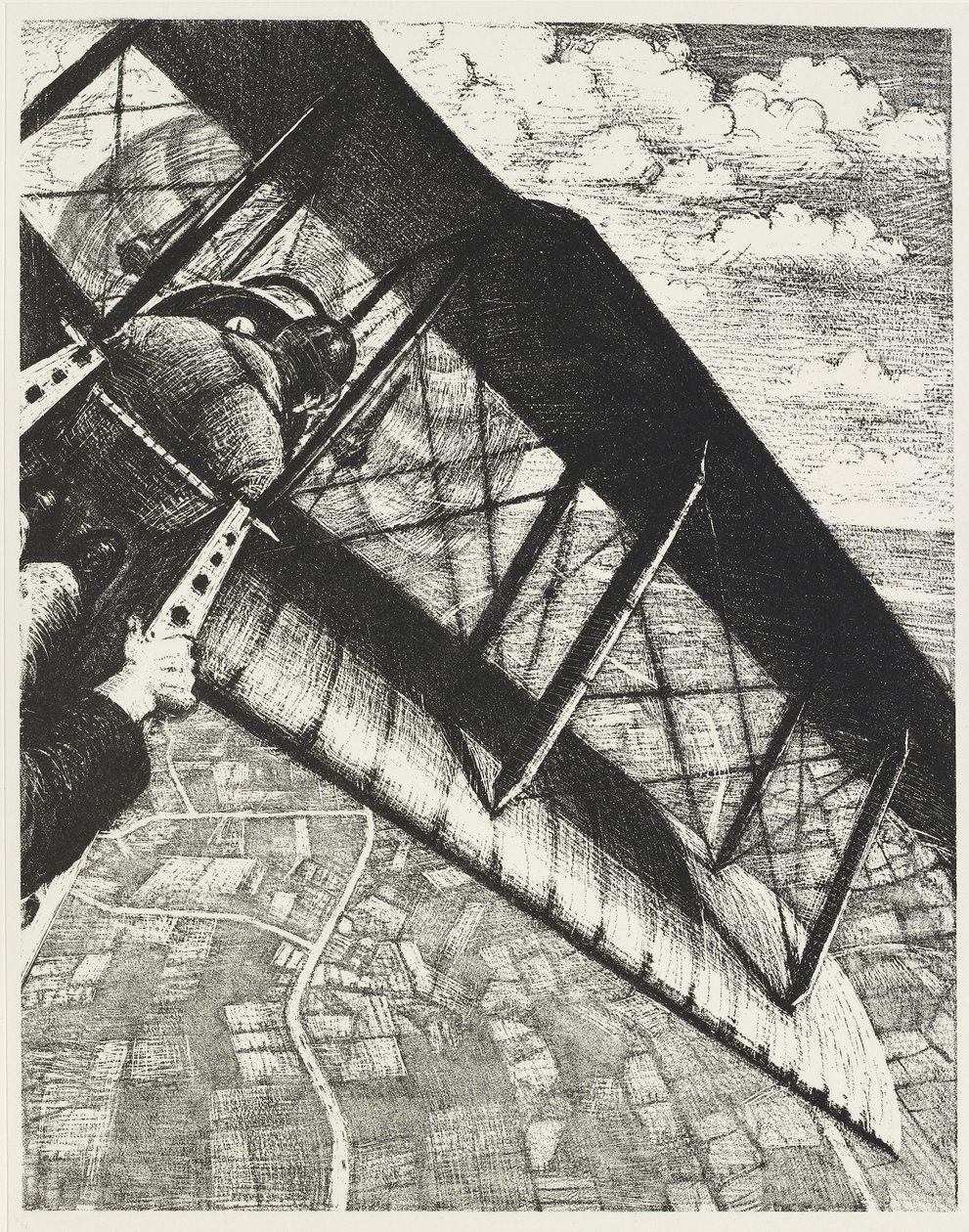 Bankovnictví na 4 000 stopách, 1917 od Christopher Richard Wynne Nevinson