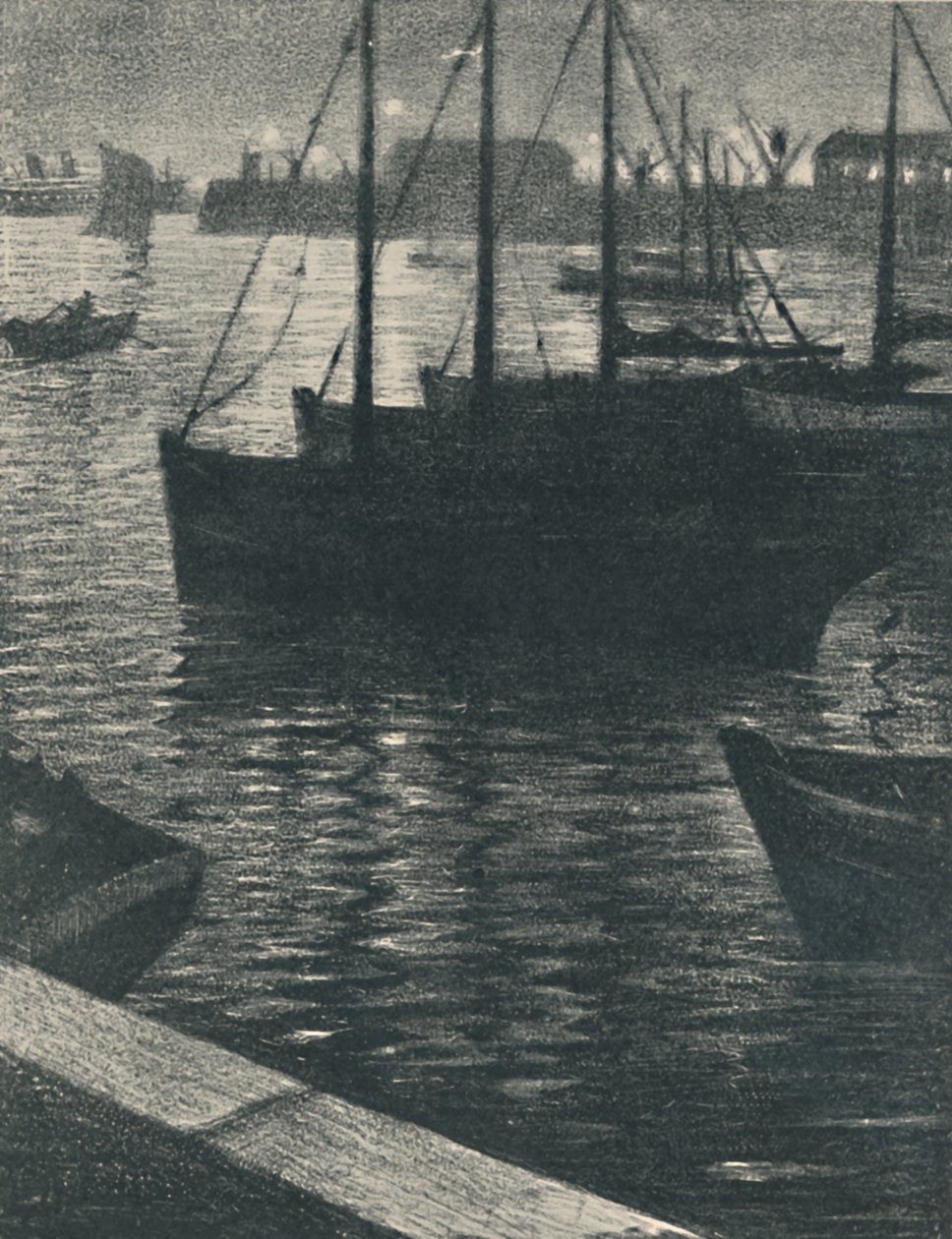 Přístav, 1919 od Christopher Richard Wynne Nevinson