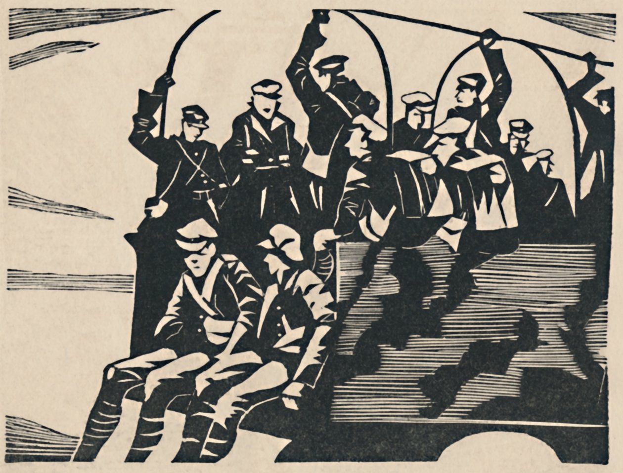 Nákladní propojky, 1919 od Christopher Richard Wynne Nevinson