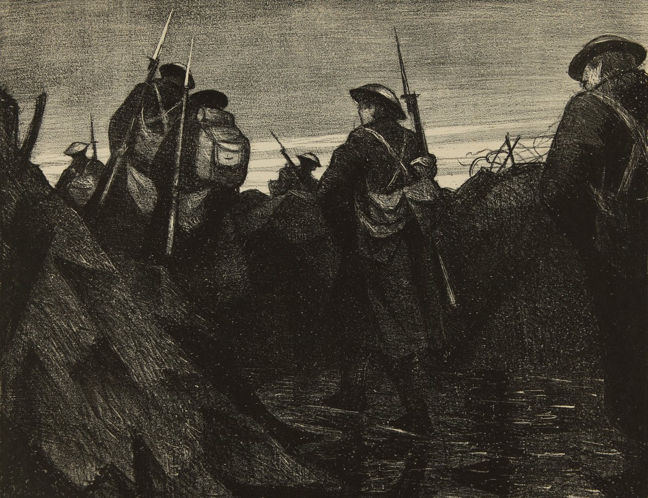 Úlevy za úsvitu od Christopher Richard Wynne Nevinson