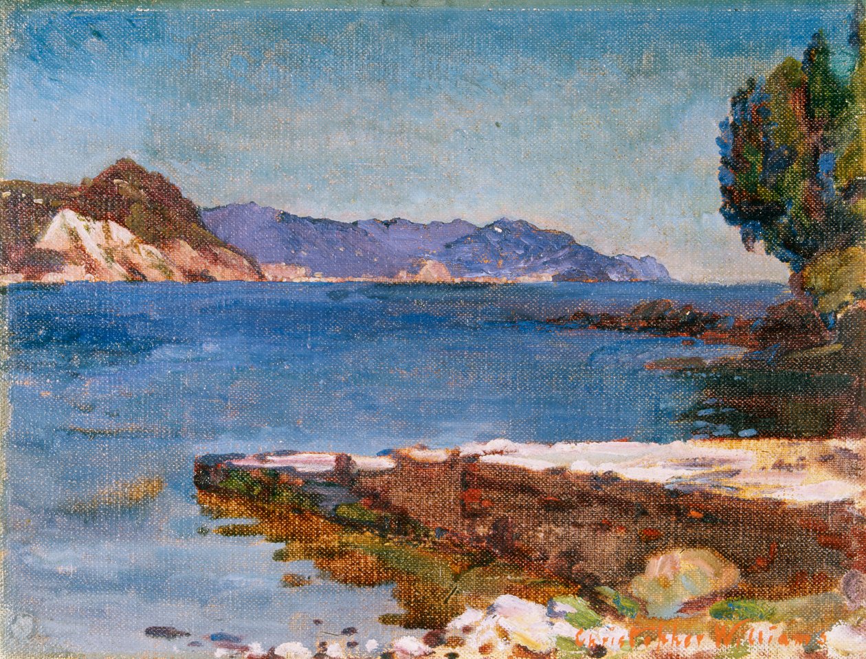 „Ligurské pobřeží z Rapalla“, 1893-1934 od Christopher Williams