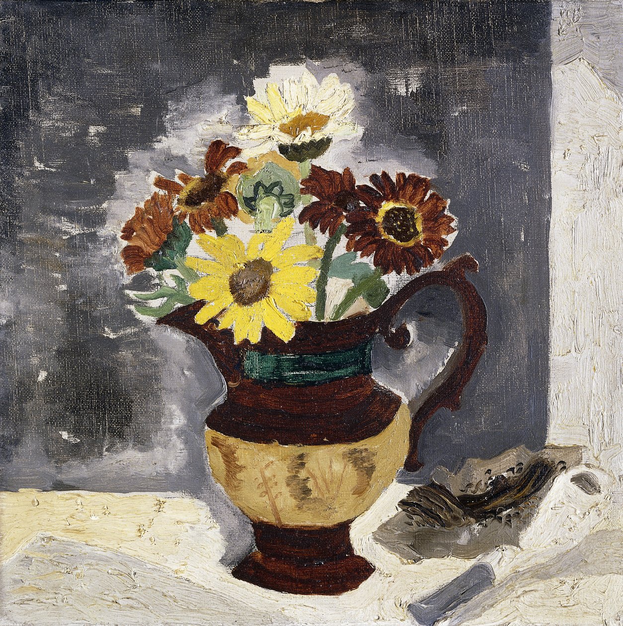 Sedmikrásky v lesklém džbánu, St. Ives od Christopher Wood