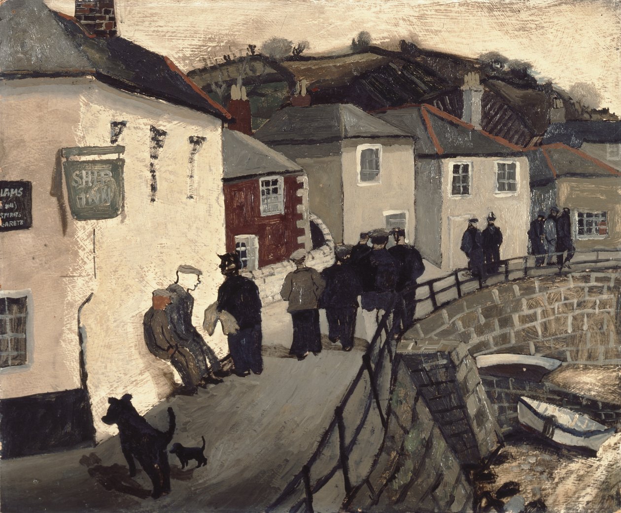 Lodní hostinec, Mousehole od Christopher Wood