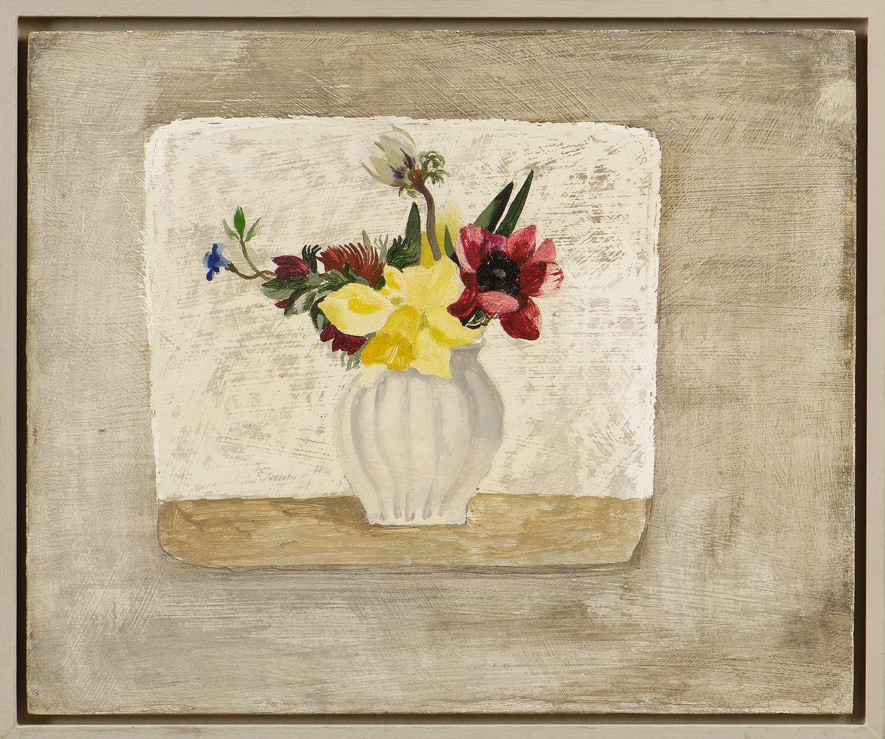 Jarní květiny v bílé nádobě, kolem roku 1928 od Christopher Wood