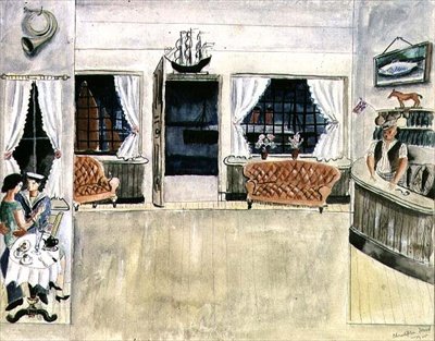 The Bar of the Ship Inn, St. Ives od Christopher Wood