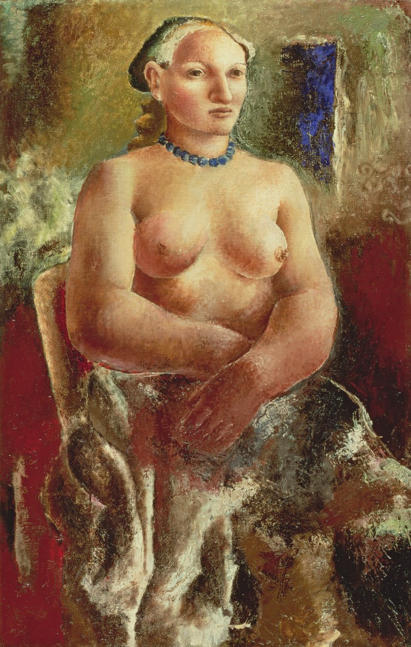 Modrý náhrdelník, 1926 od Christopher Wood