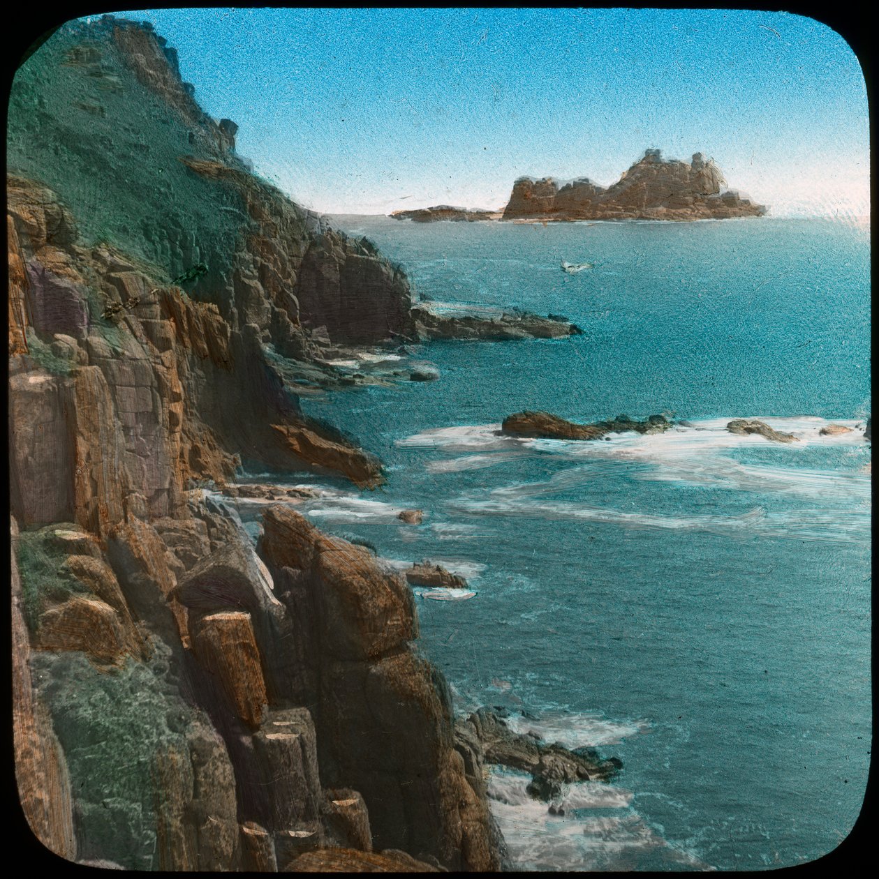Lands End, Cornwall, konec 19. nebo začátek 20. století od Church Army Lantern Department