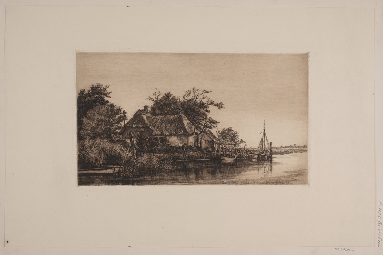 Říční krajina od Cilius Johannes Konrad Andersen