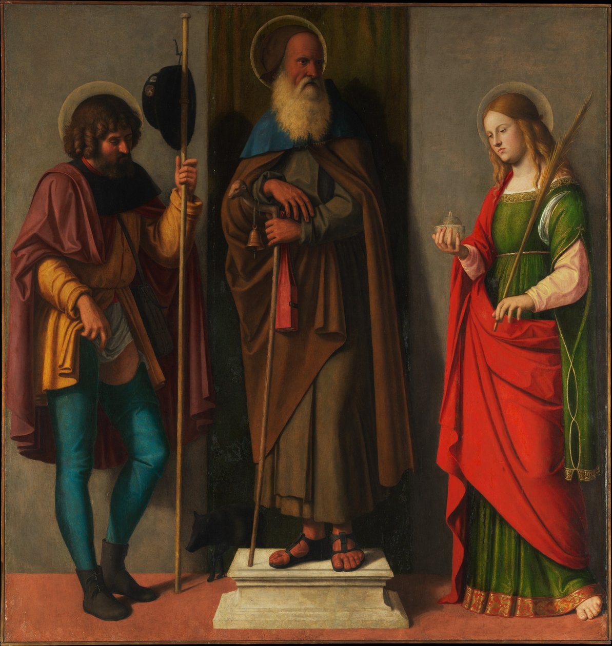Roch, Anthony Abbot a Lucy od Cima da Conegliano