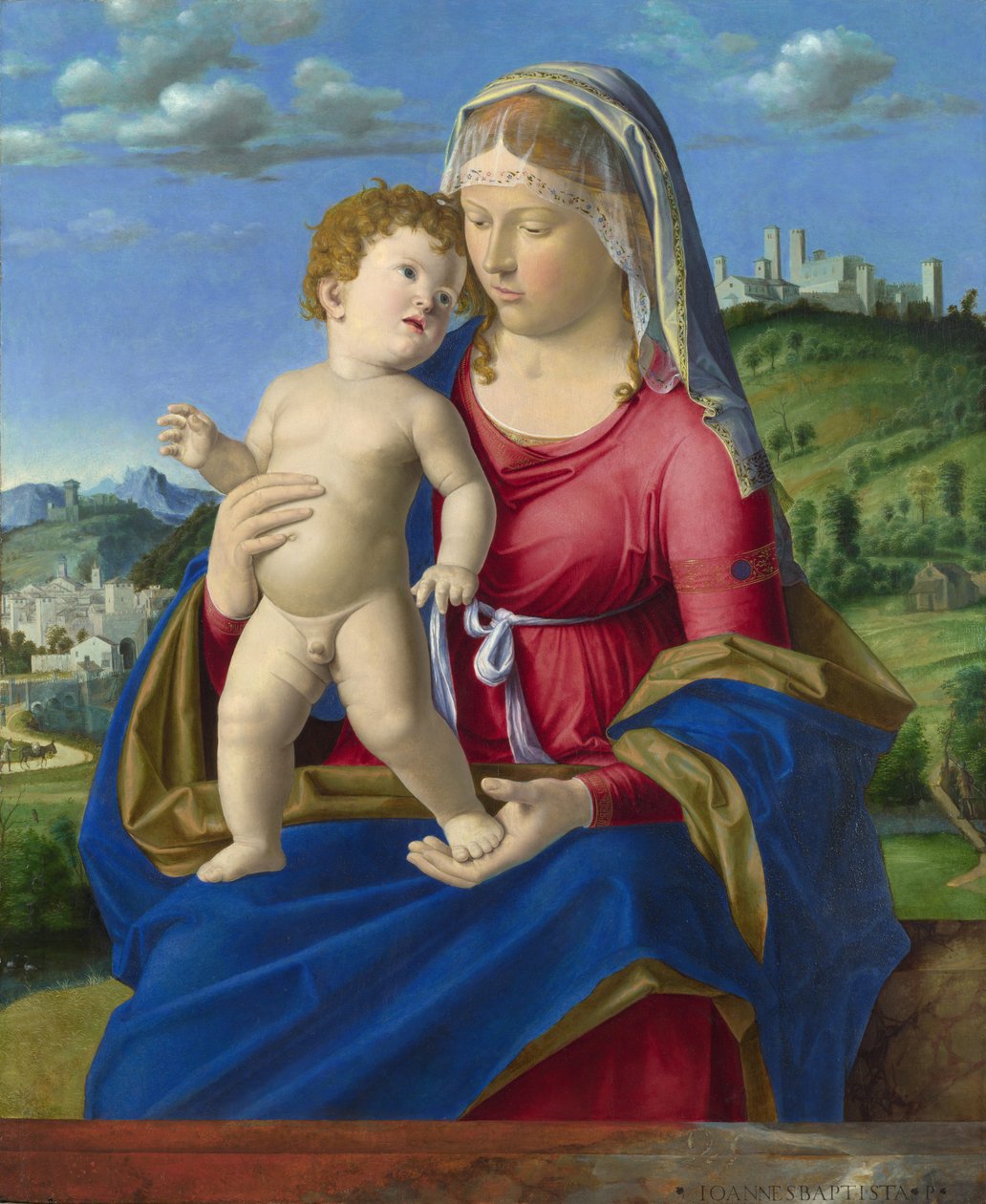Panna s dítětem od Cima da Conegliano