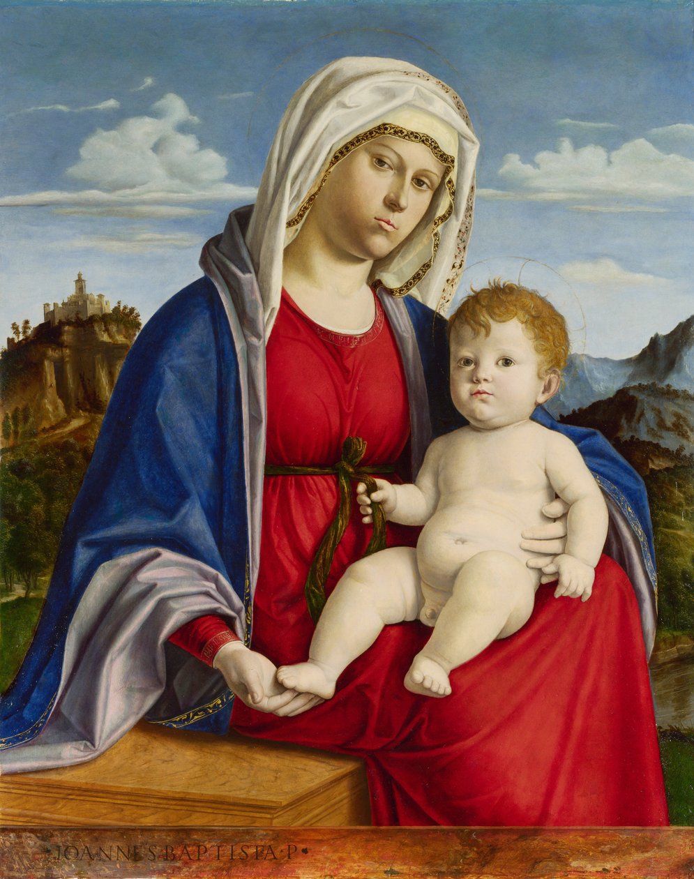 Panna s dítětem od Cima da Conegliano