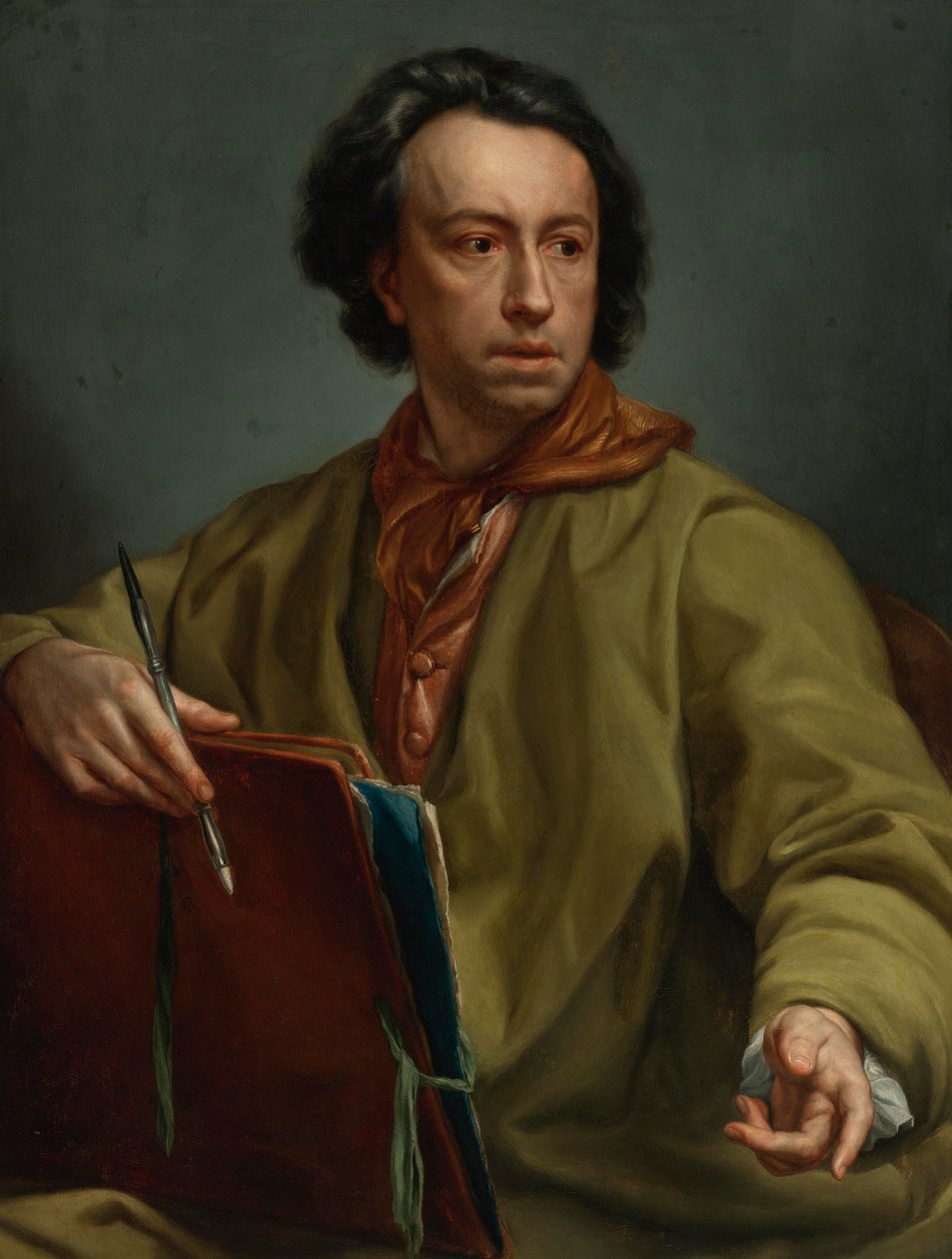 Autoportrét od Circle of Anton Raphael Mengs