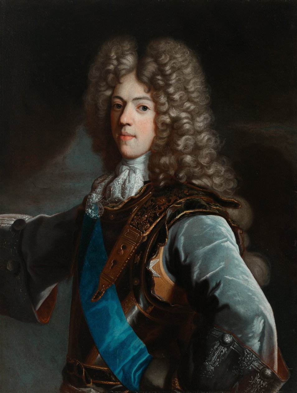 Portrét Konstanty Władysław Sobieski (1680-1726) od Circle of Hyacinthe Rigaud