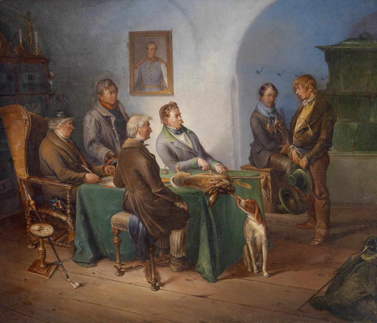 Divoký zloděj od Circle of Josef Danhauser