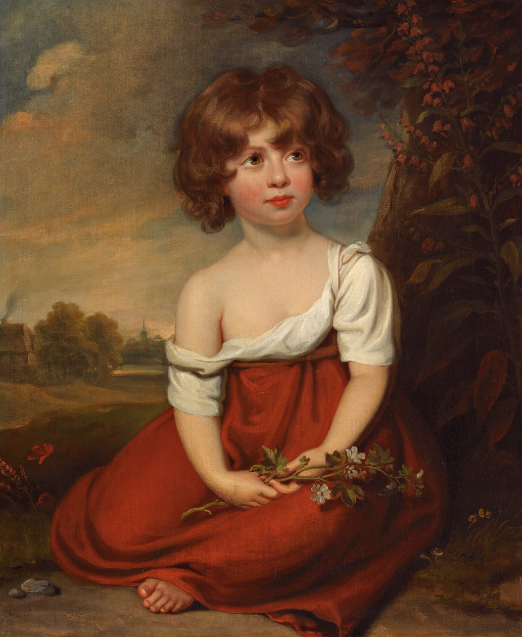 Portrét dámy, údajně Elizabeth Brudenell-Bruceové od Circle of William Beechey