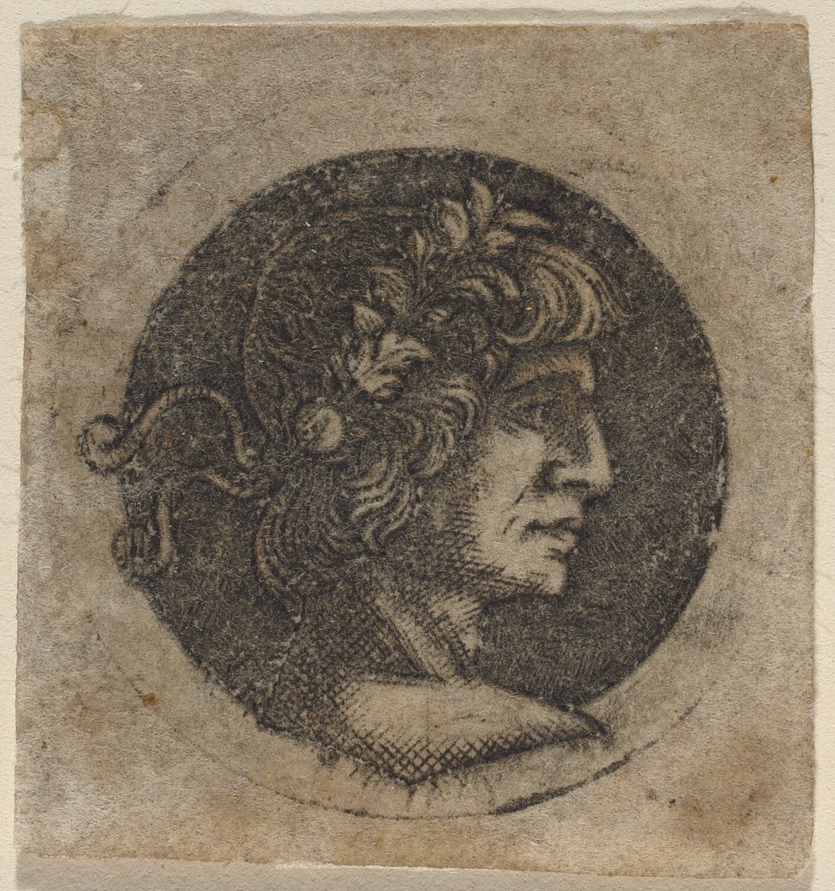 Hlava římského císaře od Circle of Francesco Francia