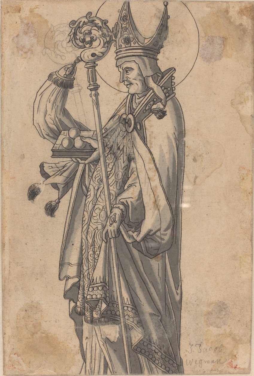 Svatý Mikuláš (verze) od Circle of Hans Heinrich Wägmann
