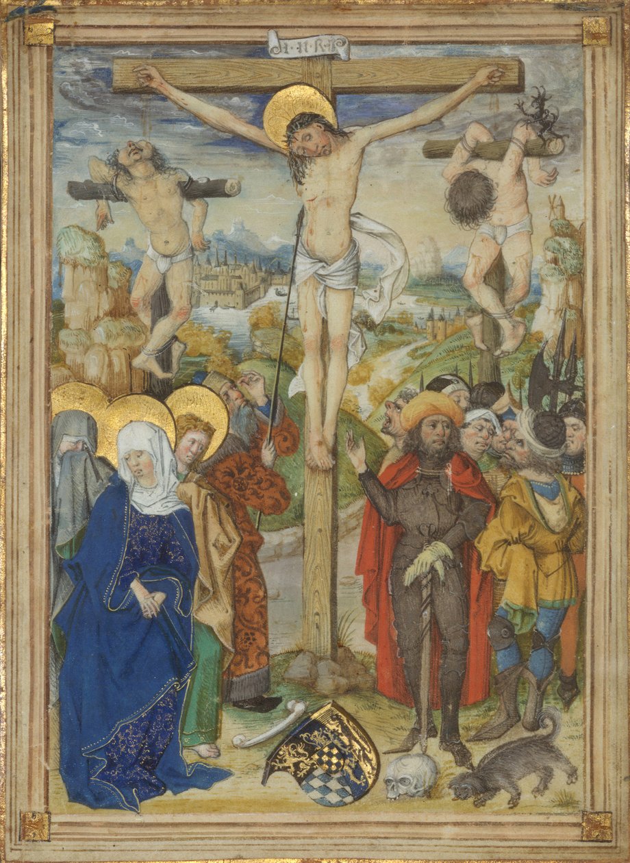 Ukřižování, 1481-82. od Circle of the Housebook Master