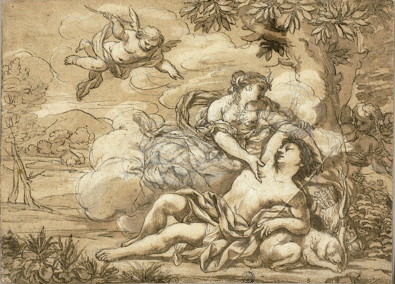 Diana a Endymion od Ciro Ferri
