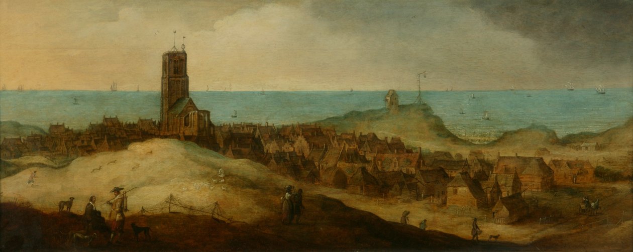Egmond aan Zee (öljy paneelissa) od Claes Jacobsz. van der Heck